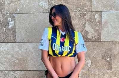 Yeni transfer Edin Dzeko'nun eşi Fenerbahçe'ye 'merhaba' dedi!