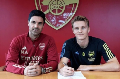 Arsenal duyurdu! Martin Odegaard’dan 5 yıllık yeni imza