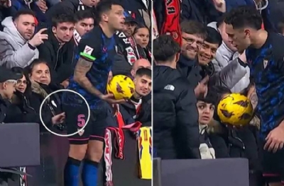Maçta skandal: Sevilla’nın yıldızı Lucas Ocampos elle taciz edildi!