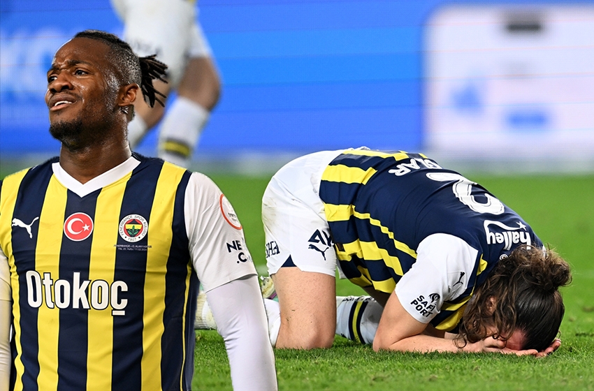 Fenerbahçeli oyuncular adeta yıkıldı