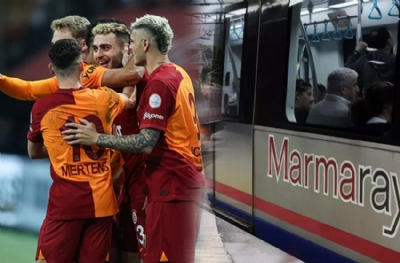 Galatasaray maçı için Marmaray’da ek sefer