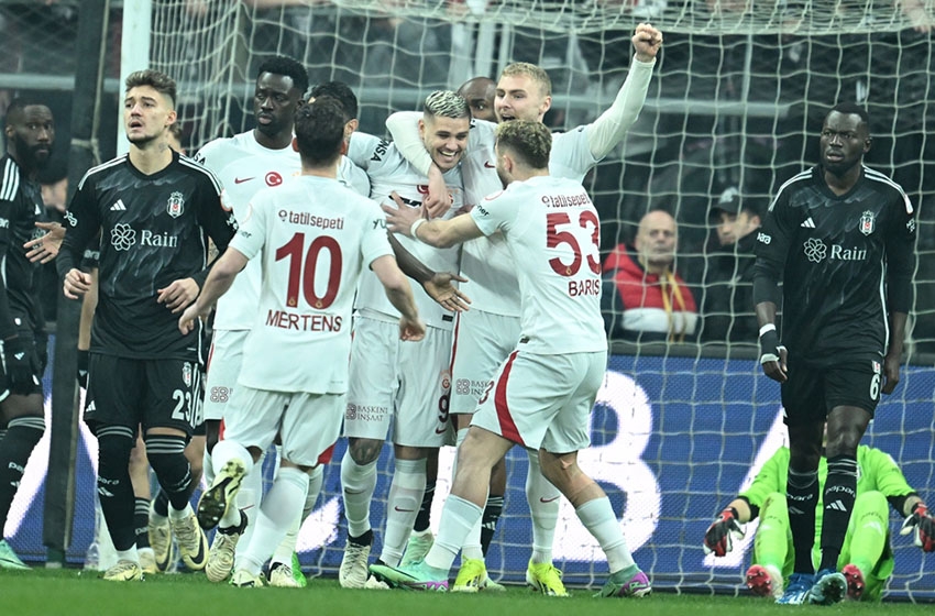 Beşiktaş - Galatasaray maç sonucu: 0-1