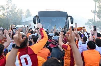 Galatasaray kafilesi Şanlıurfa'da
