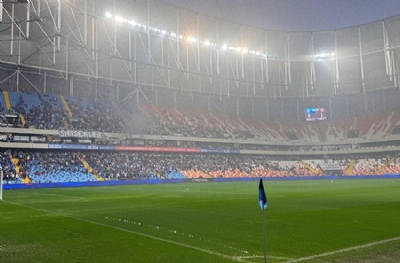 Adana Demirspor-Gaziantep FK maçına yağış engeli