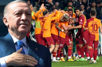 Recep Tayyip Erdoğan'dan şampiyon Galatasaray'a tebrik!
