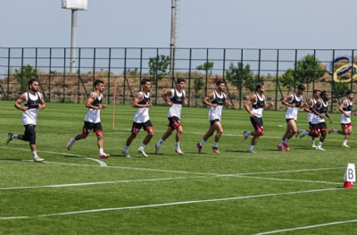 Samsunspor'dan futbolcular koşu testi