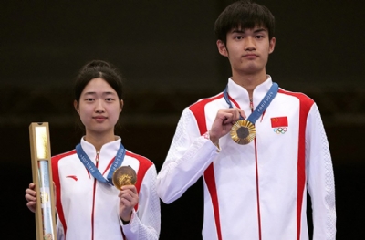 Paris'te ilk altın madalya Çin'e gitti