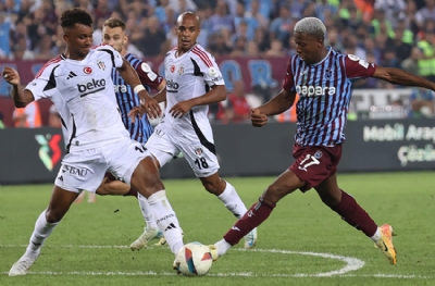 Trabzonspor - Beşiktaş maç sonucu: 1-1