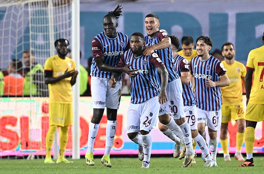 Trabzonspor - Kayserispor maç sonucu: 2-2