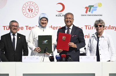Türkiye Tenis Federasyonu ile Türk Kızılay'ından ortak proje