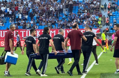 Trabzonspor'a şok üstüne şok! Oyuna devam edemedi