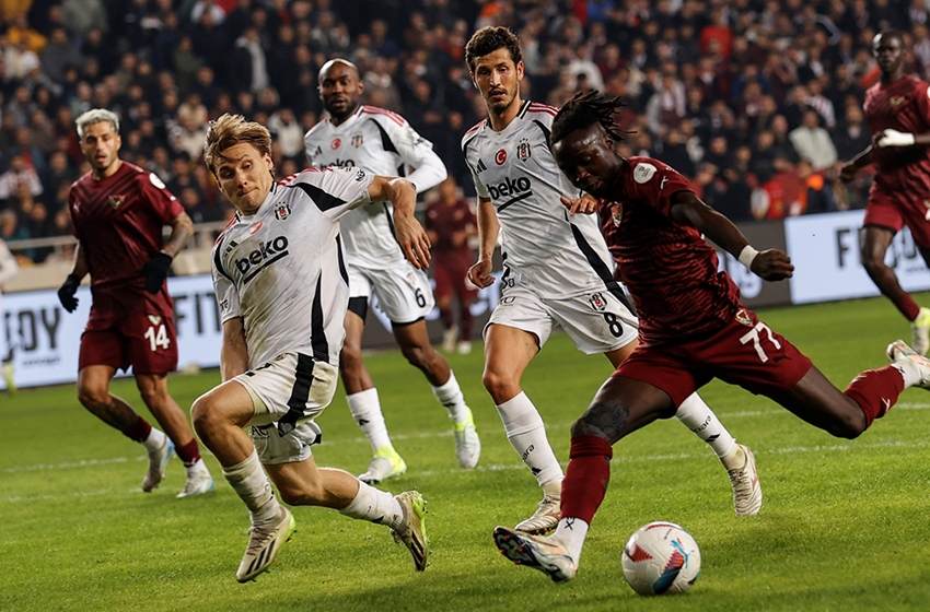 Beşiktaş'ın işi emanetçilere kaldı! Hatayspor - Beşiktaş: 1-1 (MAÇ SONUCU)