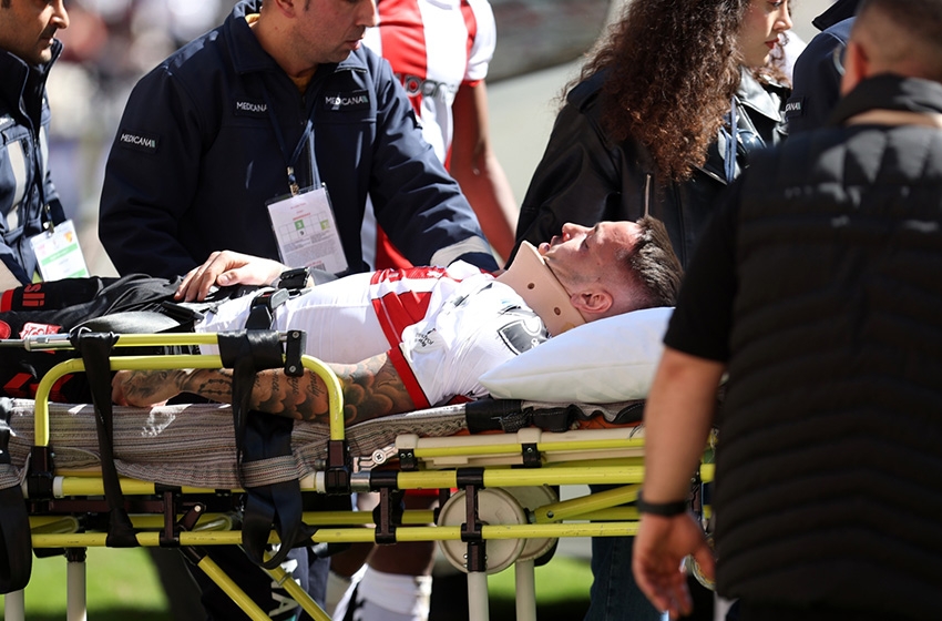 Süper Lig maçında şok sakatlık