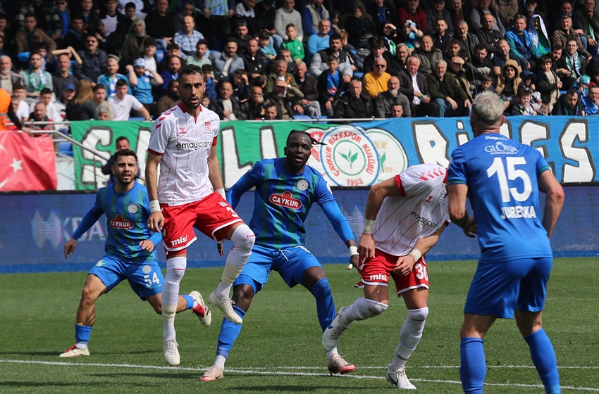 Çaykur Rizespor-Sivasspor: 1-1 (MAÇ SONUCU)