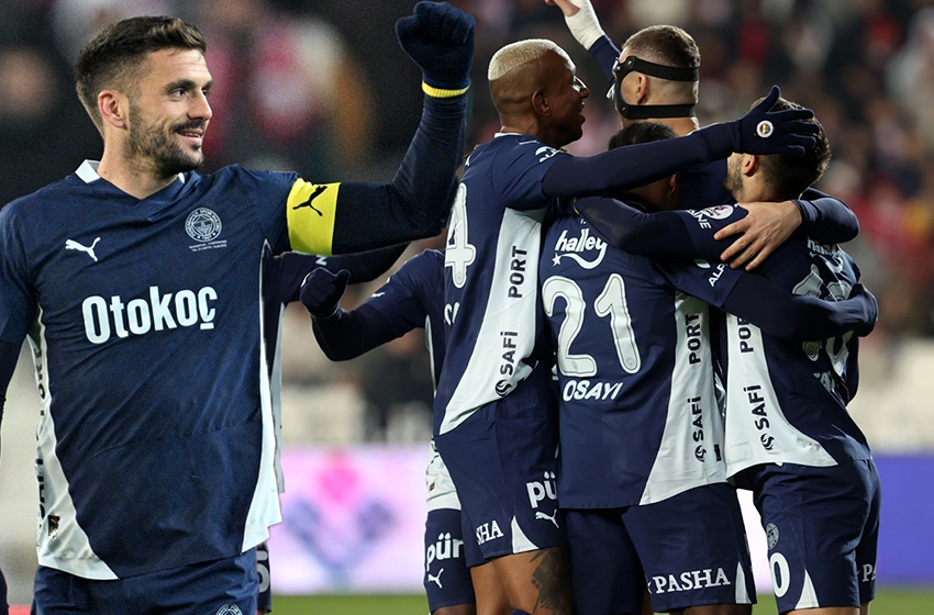 Sivasspor-Fenerbahçe: 1-3 (MAÇ SONUCU)