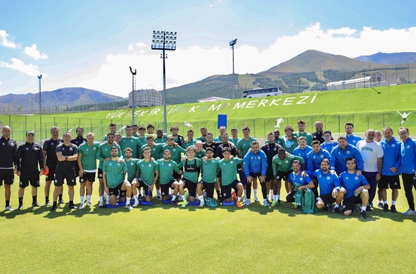 Konyaspor, sezonun ikinci etap hazırlıklarına Erzurum'da başladı