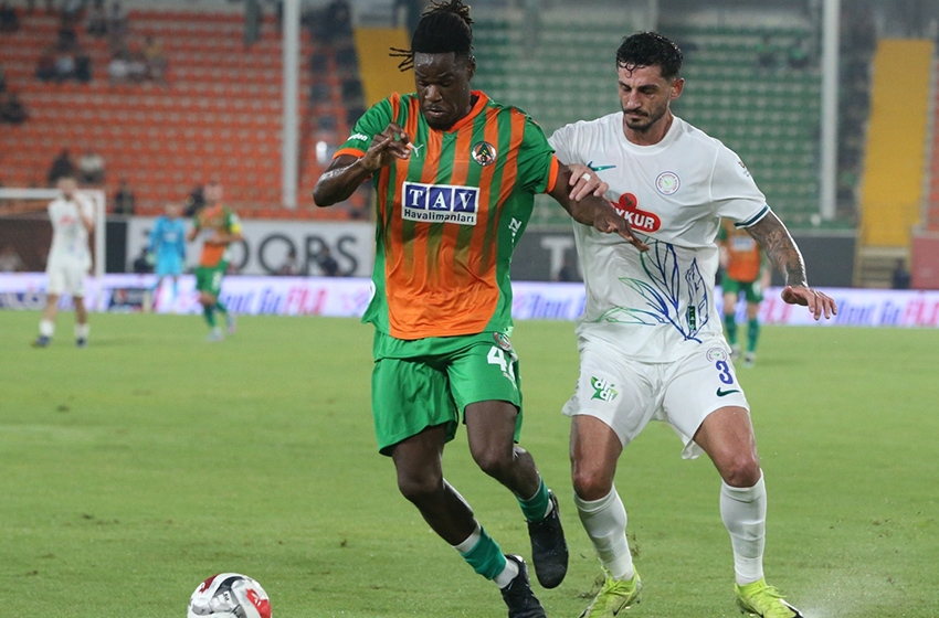 Alanyaspor - Çaykur Rizespor: 0-0 (MAÇ SONUCU)