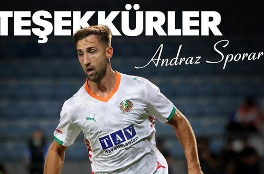 Alanyaspor'da ayrılık! Sporar'a veda