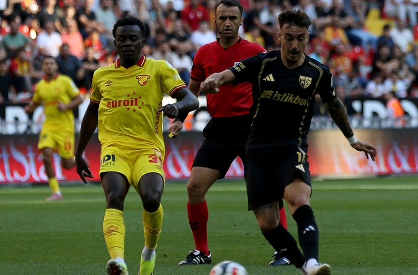 Kayserispor - Göztepe: 1-1 (MAÇ SONUCU)