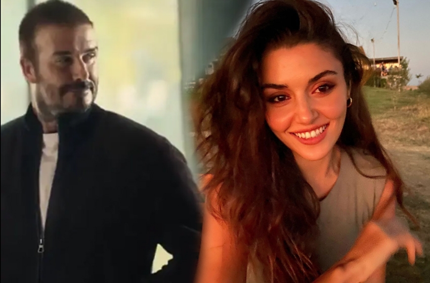 Hande Erçel ve David Beckham aynı reklam filminde