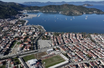 Fethiyespor Galatasaray için tribün kuruyor