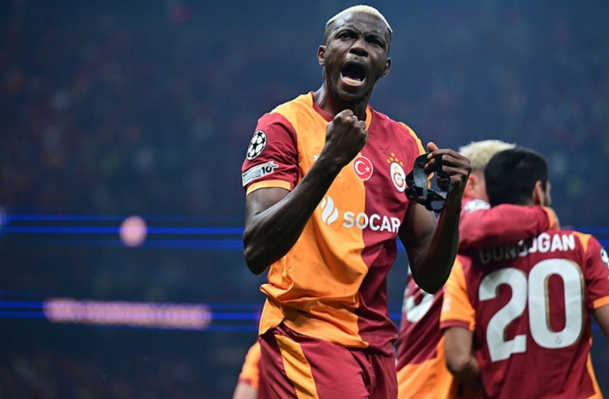 Osimhen sevinç gösterisine katılmadı: Galatasaray taraftarından övgü 