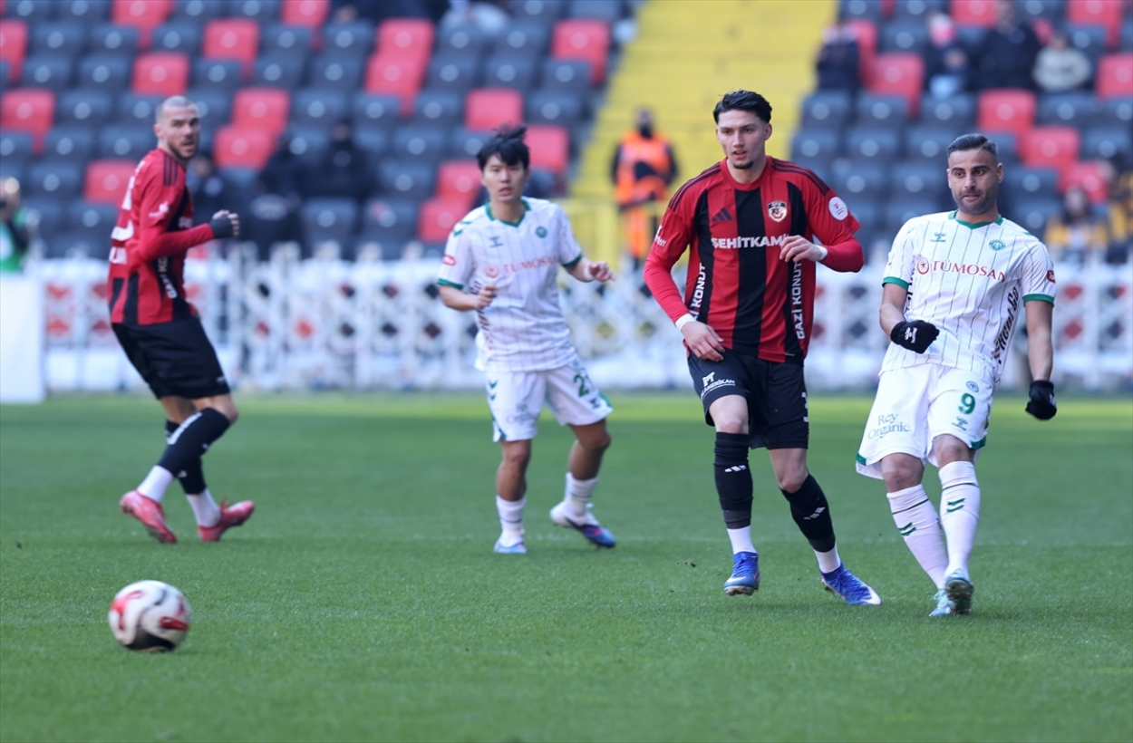Gaziantep FK-Konyaspor: 1-1(MAÇ SONUCU)