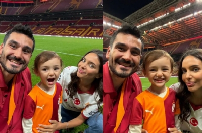 İlkay'ın eşinden mesaj: En iyi taraftarlar bizde