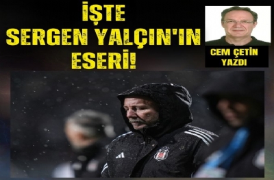 İşte Sergen Yalçın’ın eseri!