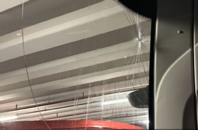 Trabzonspor takım otobüsüne taşlı saldırı