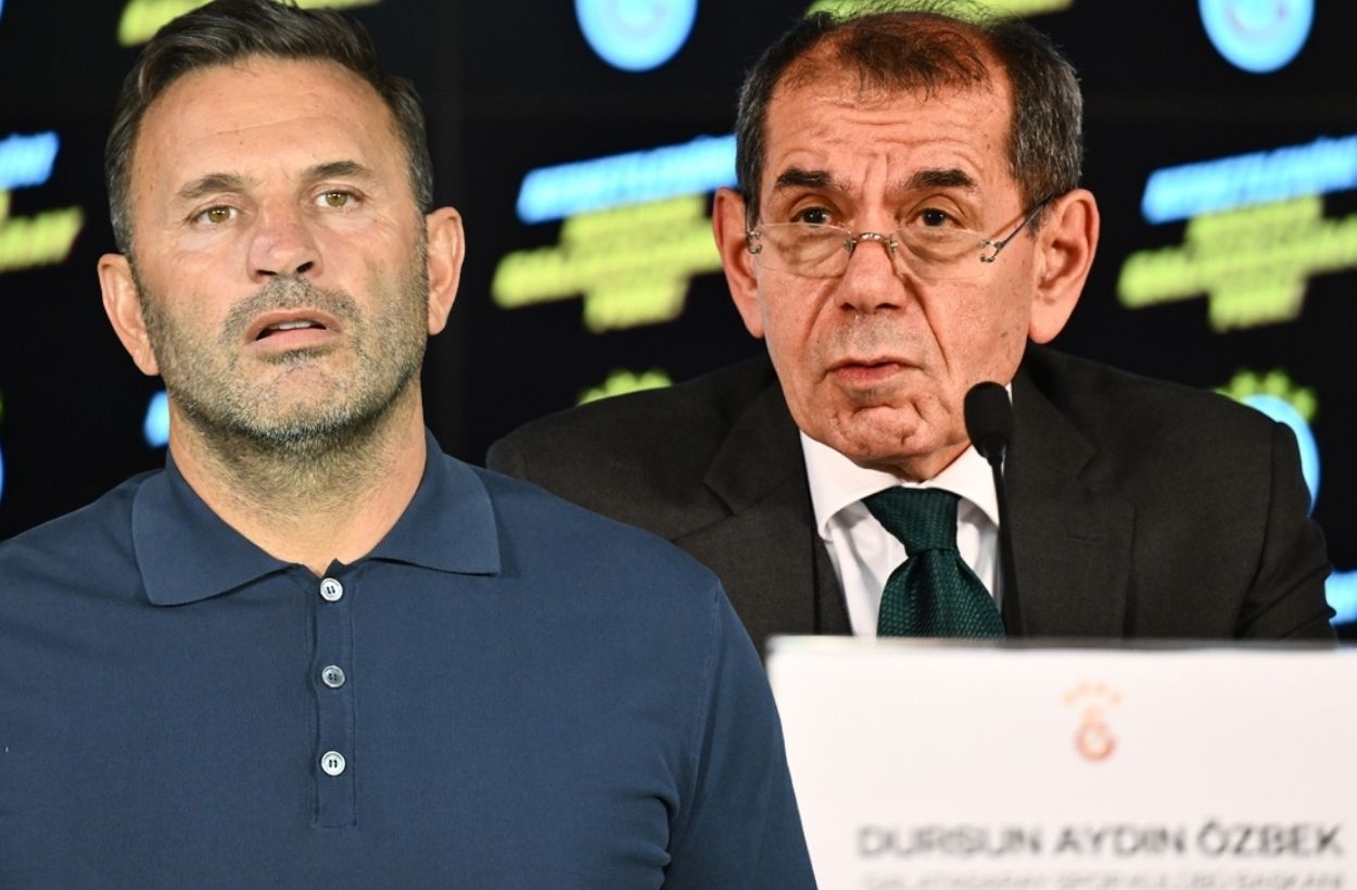 Okan Buruk ile Dursun Özbek'in arasına giren kara kedi