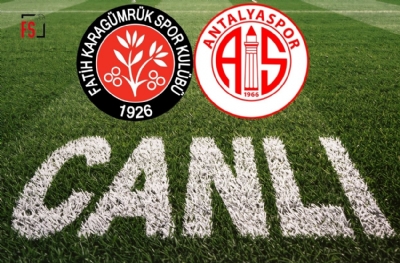 Fatih Karagümrük-Antalyaspor (CANLI ANLATIM)