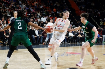 Panathinaikos'u 71-57 yenen ÇİMSA ÇBK Mersin, yarı finalde