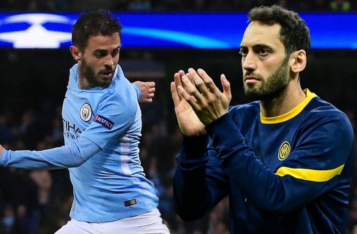 Bernardo Silva ve Hakan Çalhanoğlu el ele Galatasaray'a