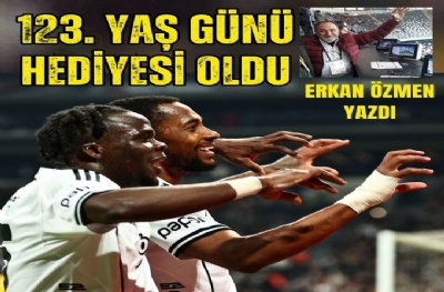 123. YAŞ GÜNÜ HEDİYESİ OLDU