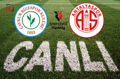 Çaykur Rizespor-Antalyaspor (CANLI ANLATIM)