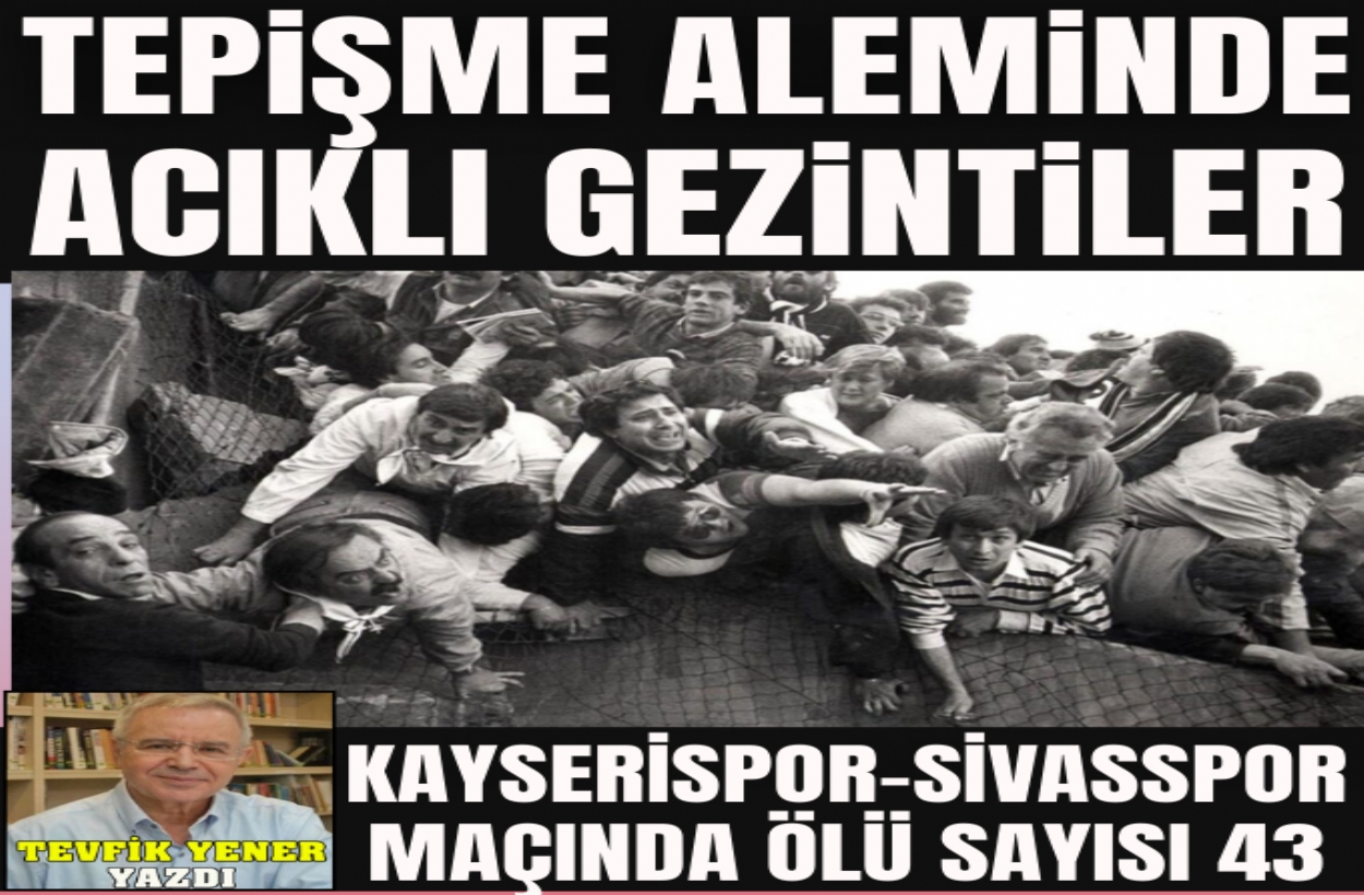 TEPİŞME ALEMİNDE  ACIKLI GEZİNTİLER