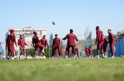 Trabzonspor, Rizespor hazırlıklarını sürdürdü