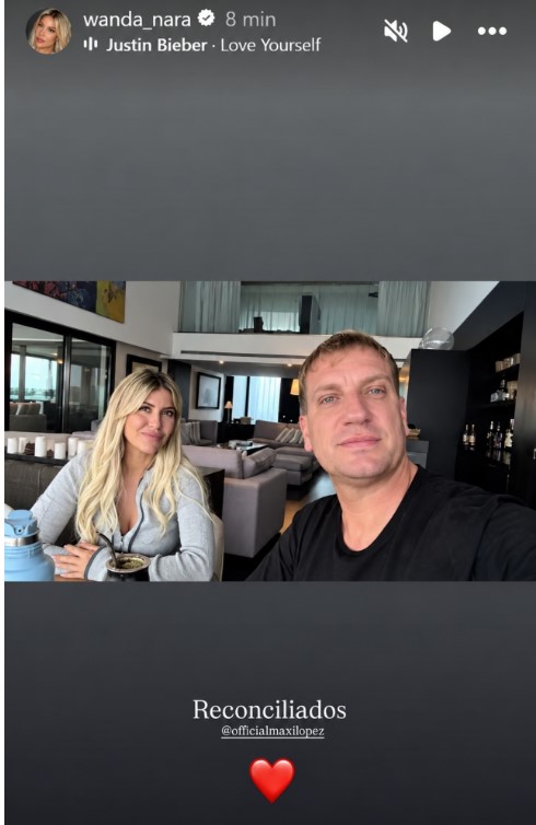 Wanda Nara eski eşi Maxi Lopez'le barıştı!